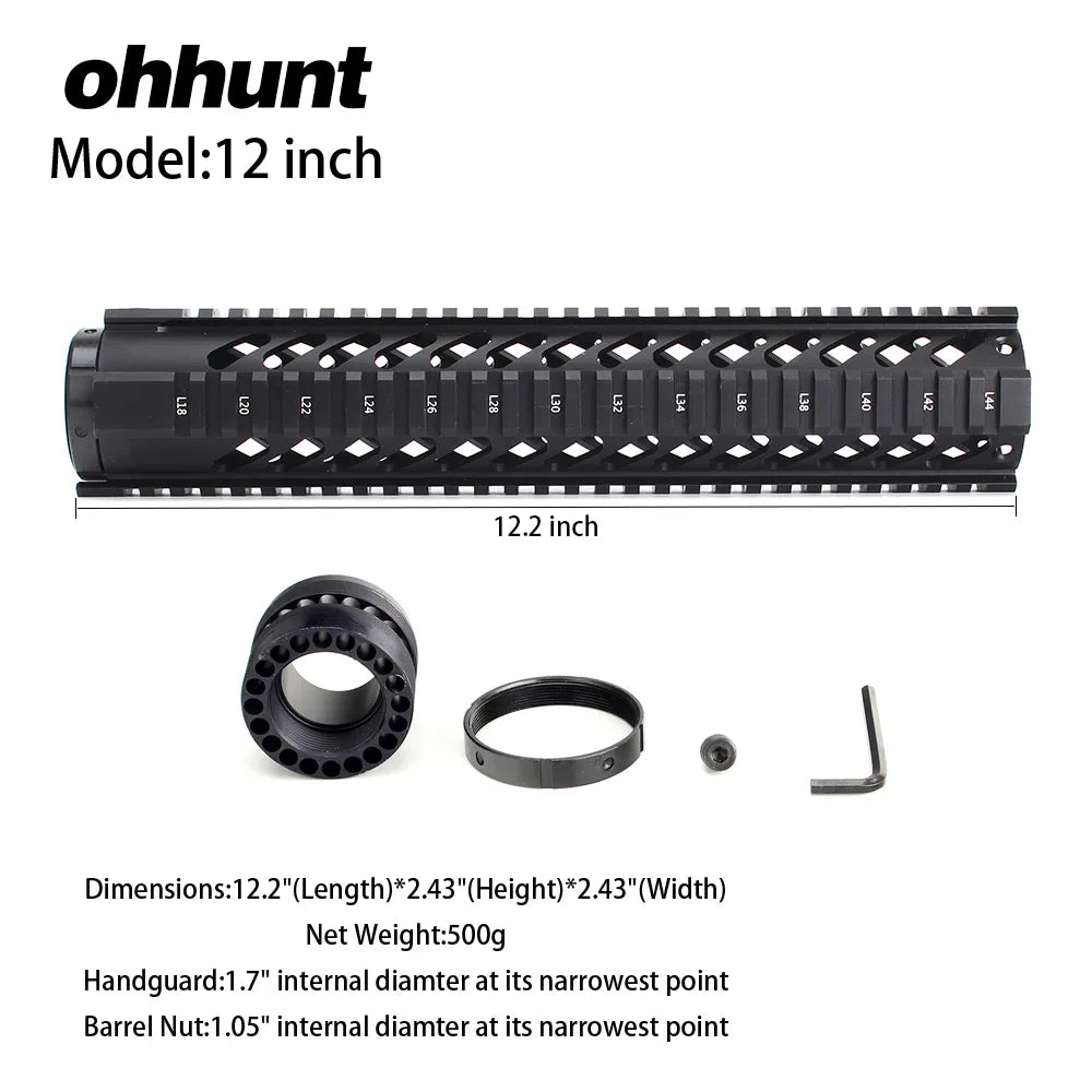 4"-15"Free Float M4 AR15 M16 Mount