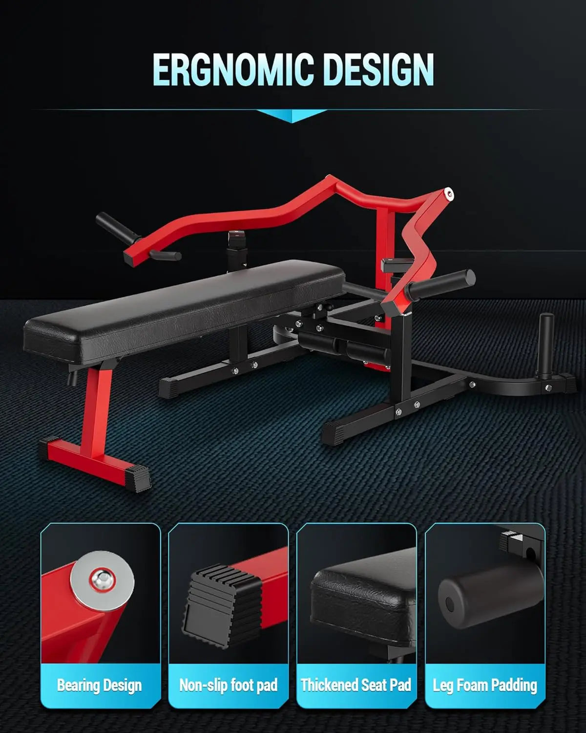Chest Press Machine with Adjustable Bench