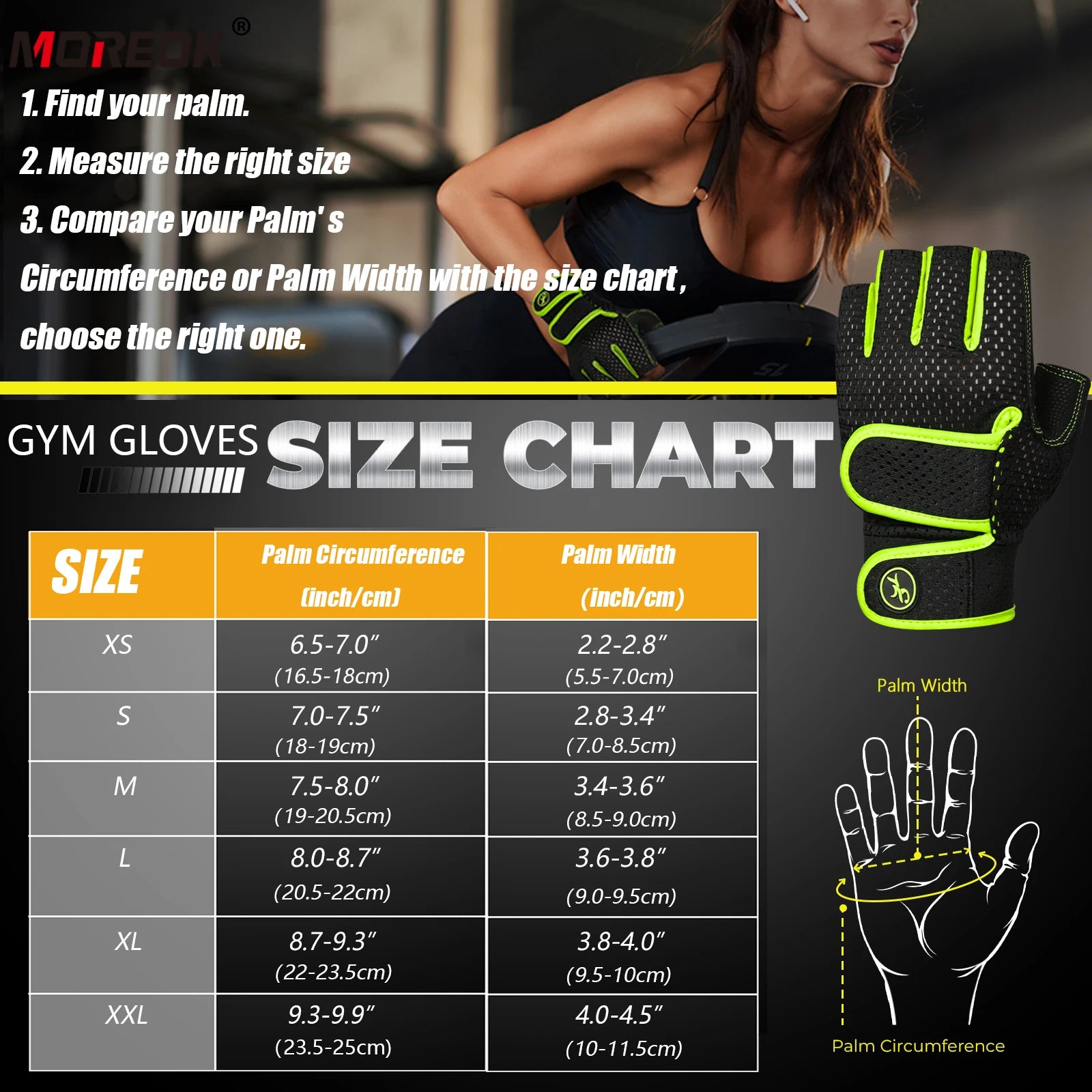 Unisex Weight Lifting Gloves