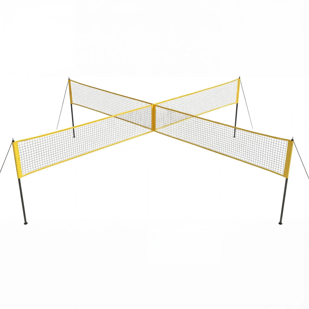 4 Square Volleyball Set