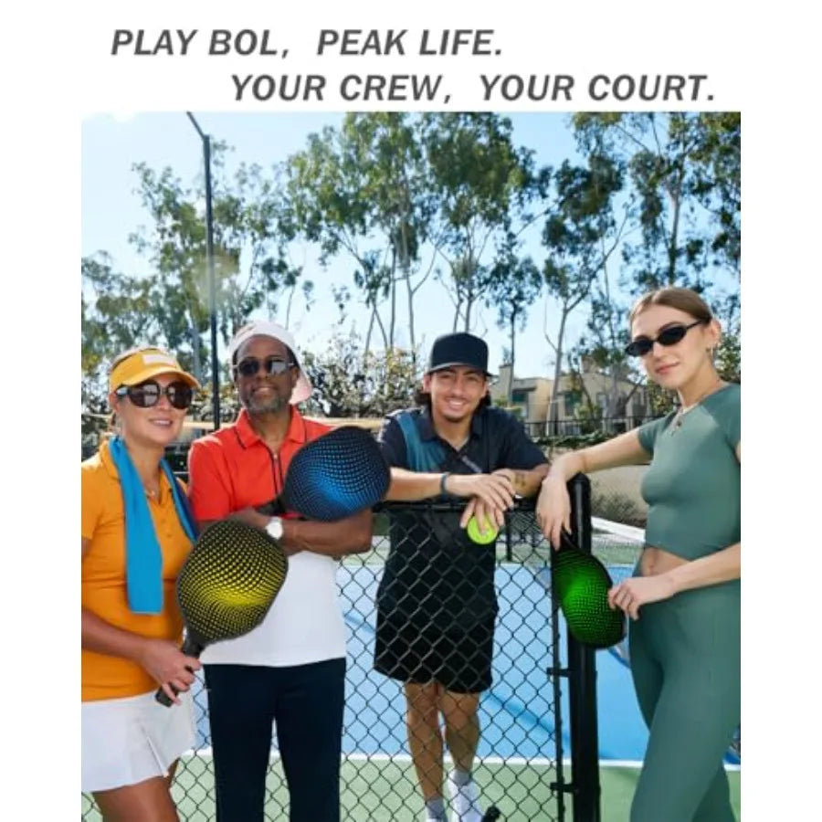 8-Pack Pickleball Paddles Set