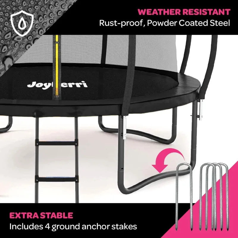 Certified Outdoor Trampoline 8-16FT