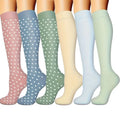 6 Pairs Compression Socks Women