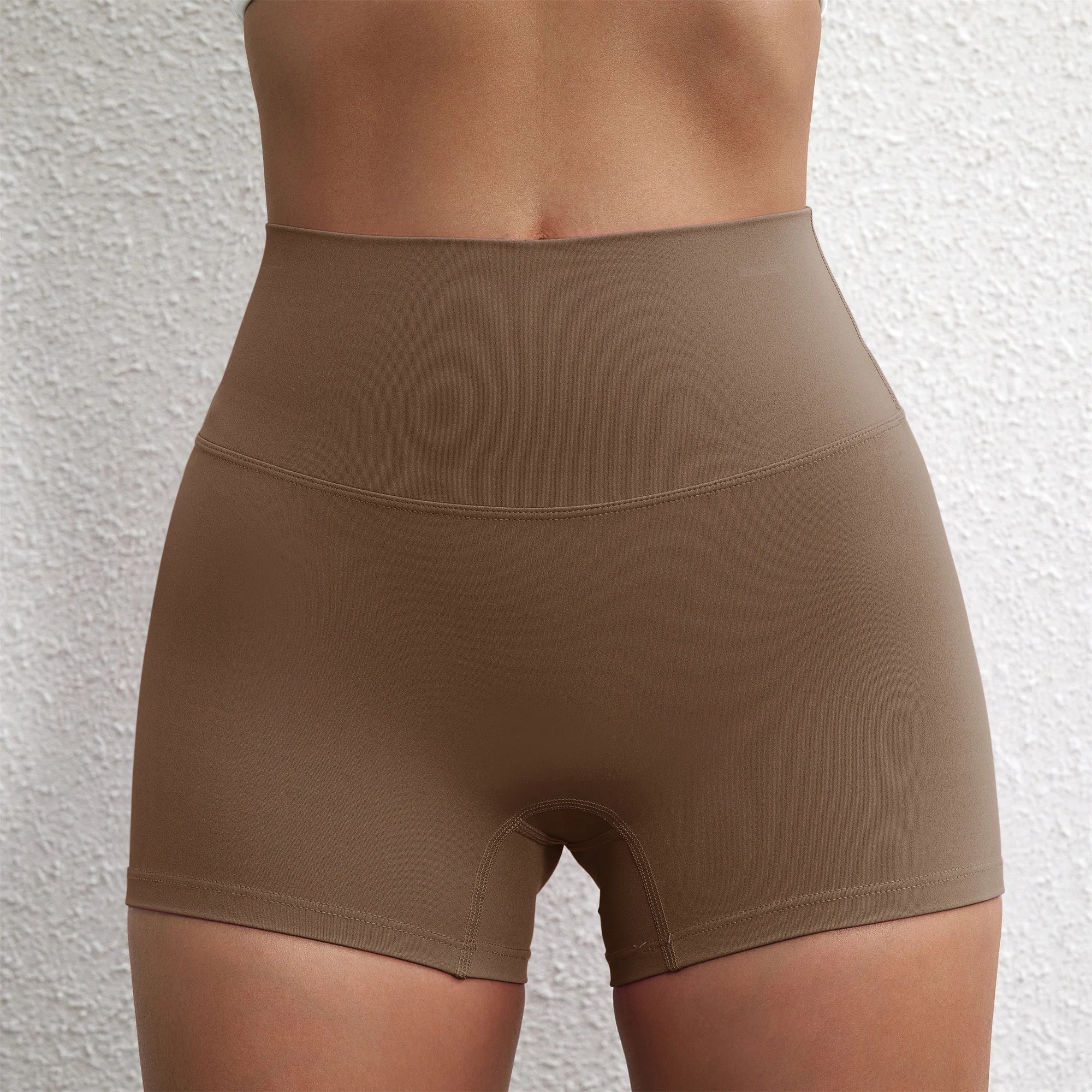 Solid Color Women Gym Sport Short