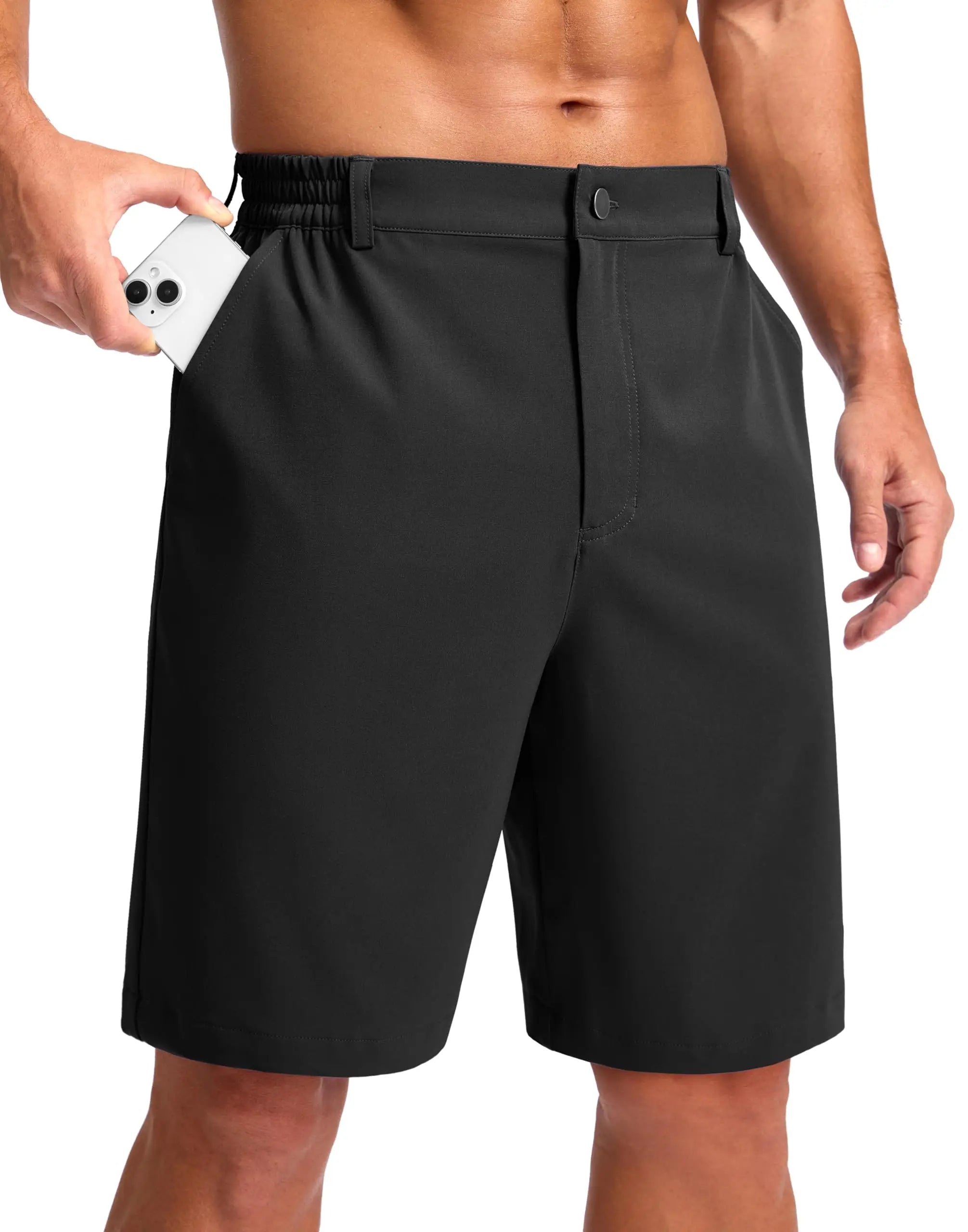 Mens 11 Inch Stretch Golf Shorts