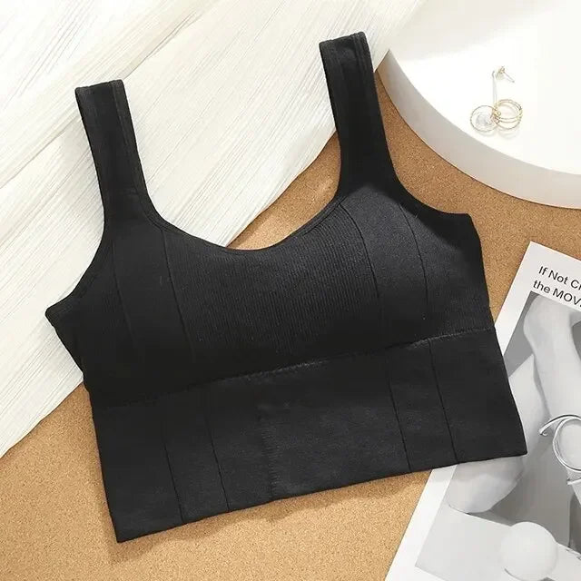 Crop Top Push Up Sport Bra