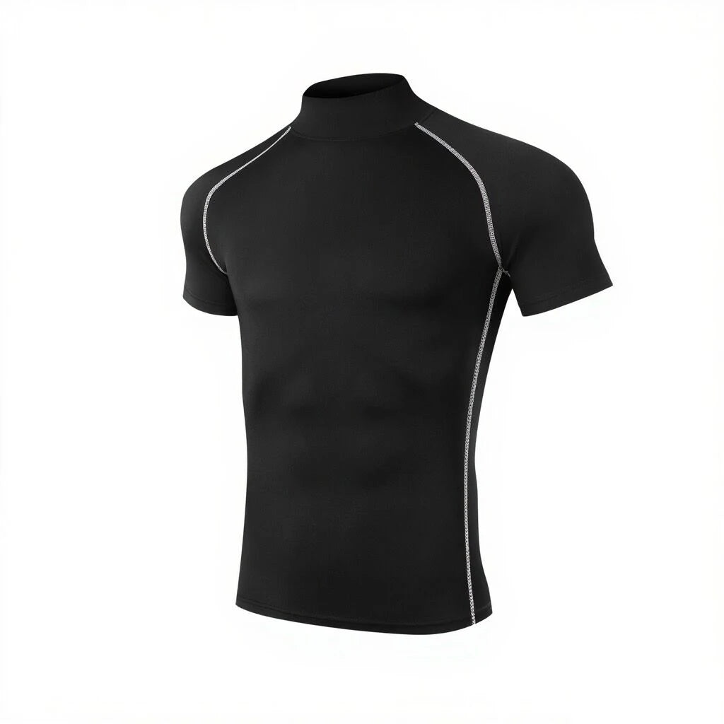 Compression T Shirt Men Bodybuilding Short Sleeve