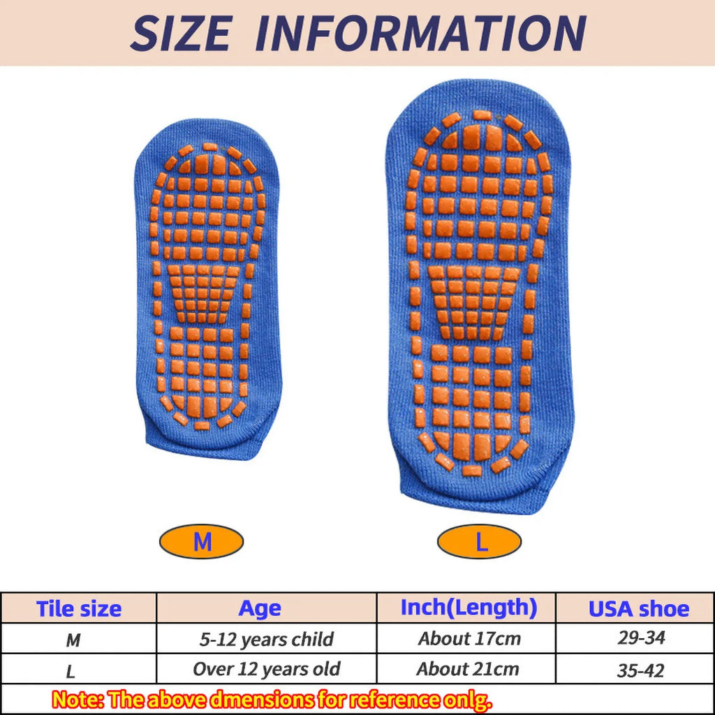 1/4 Pairs Unisex Silicone Non Slip Socks