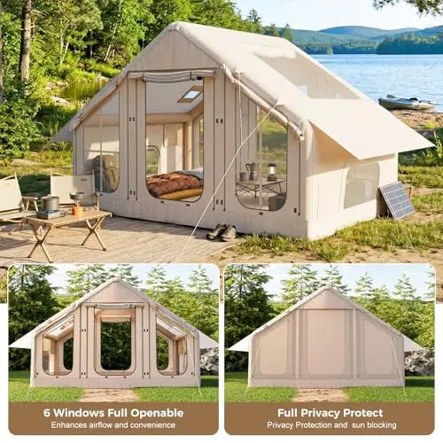 Four-Season Inflatable Camping Tent