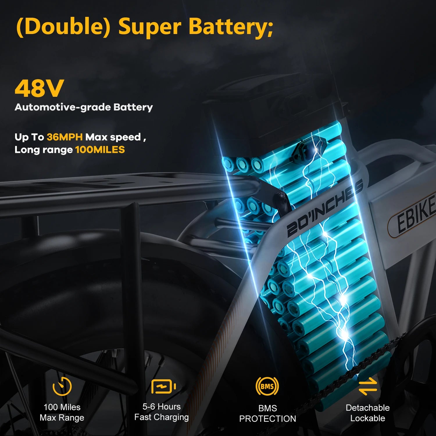 1000W Peak Electric Bike for Adults