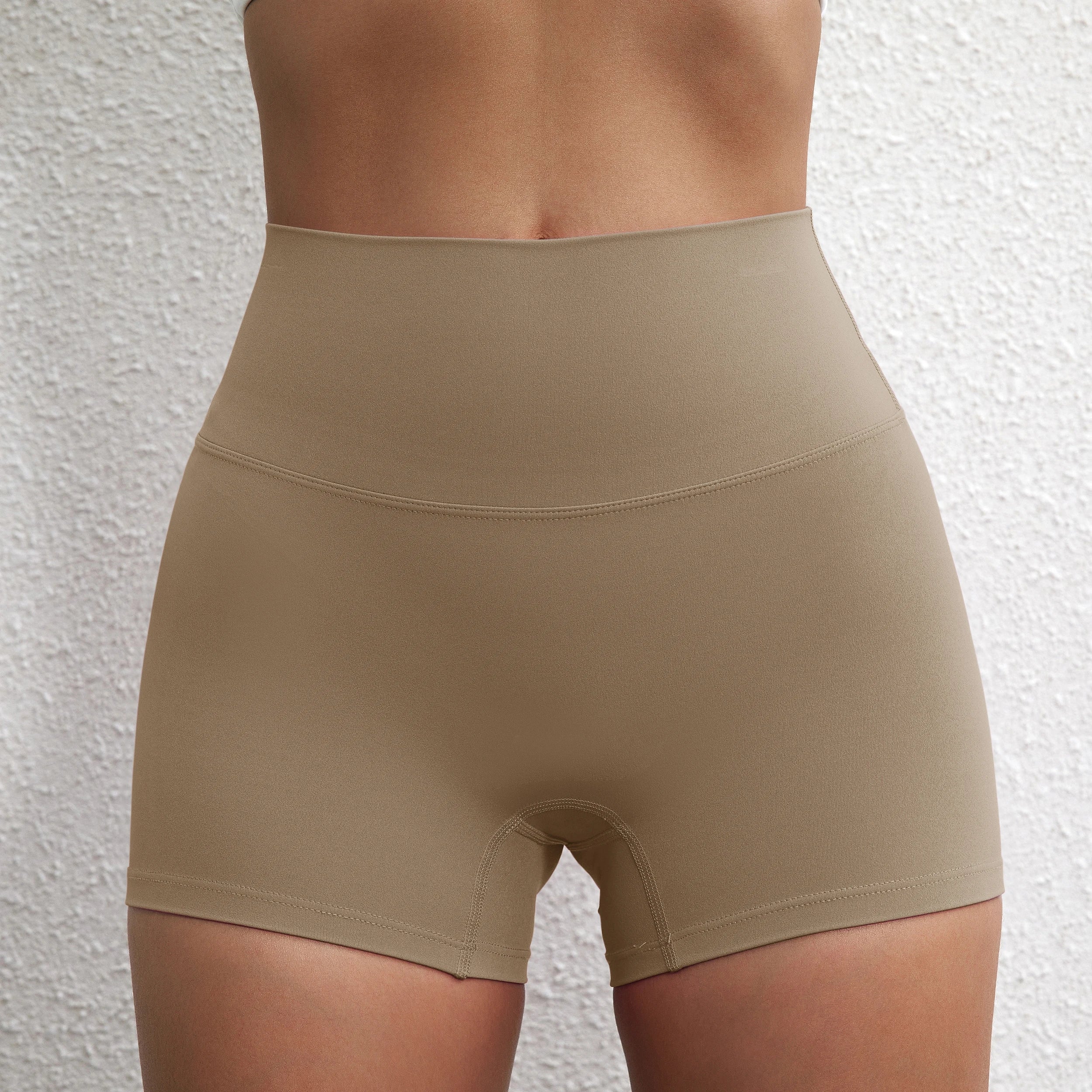 Solid Color Women Gym Sport Short