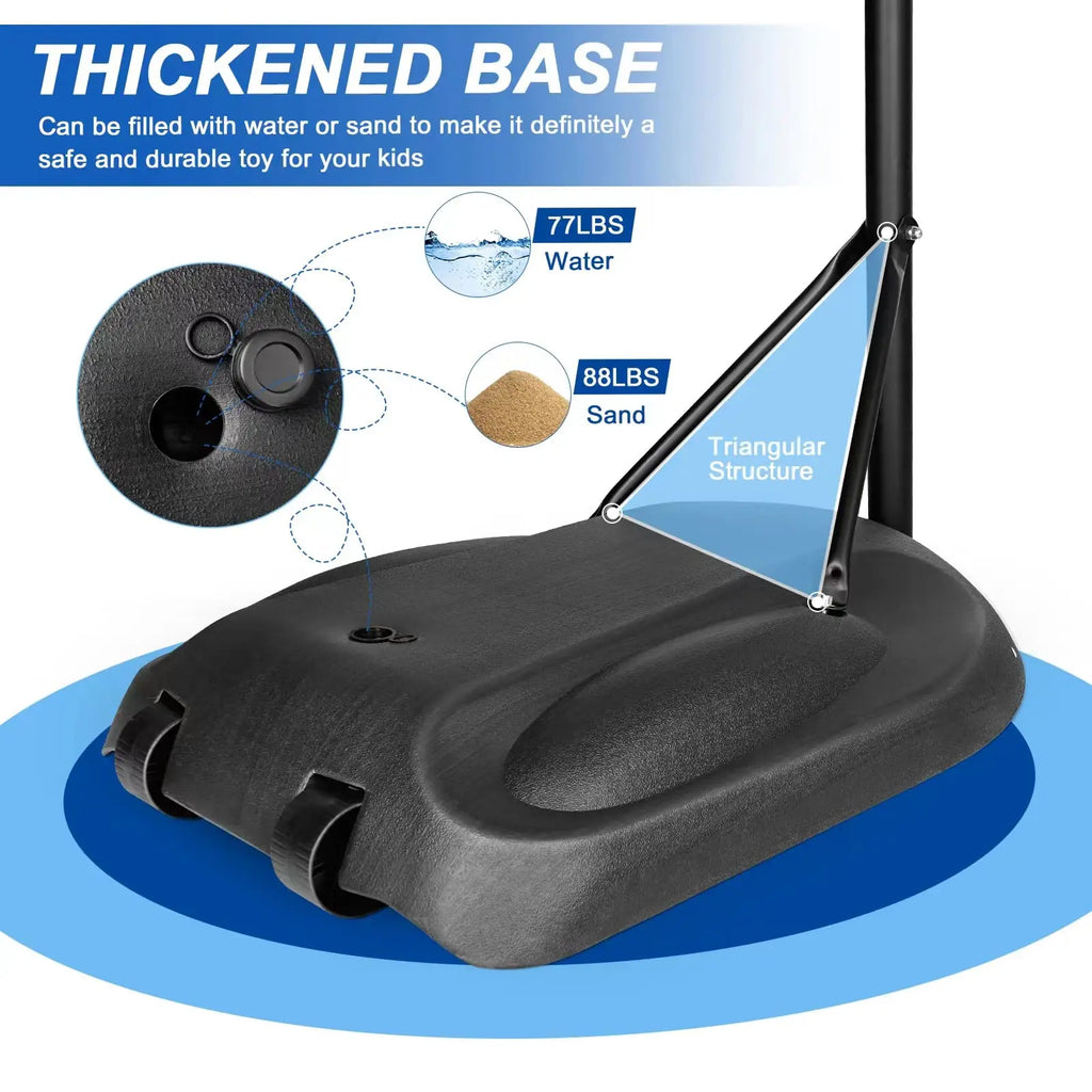 Basketball Hoop  7.5-9.2Ft Adjustable