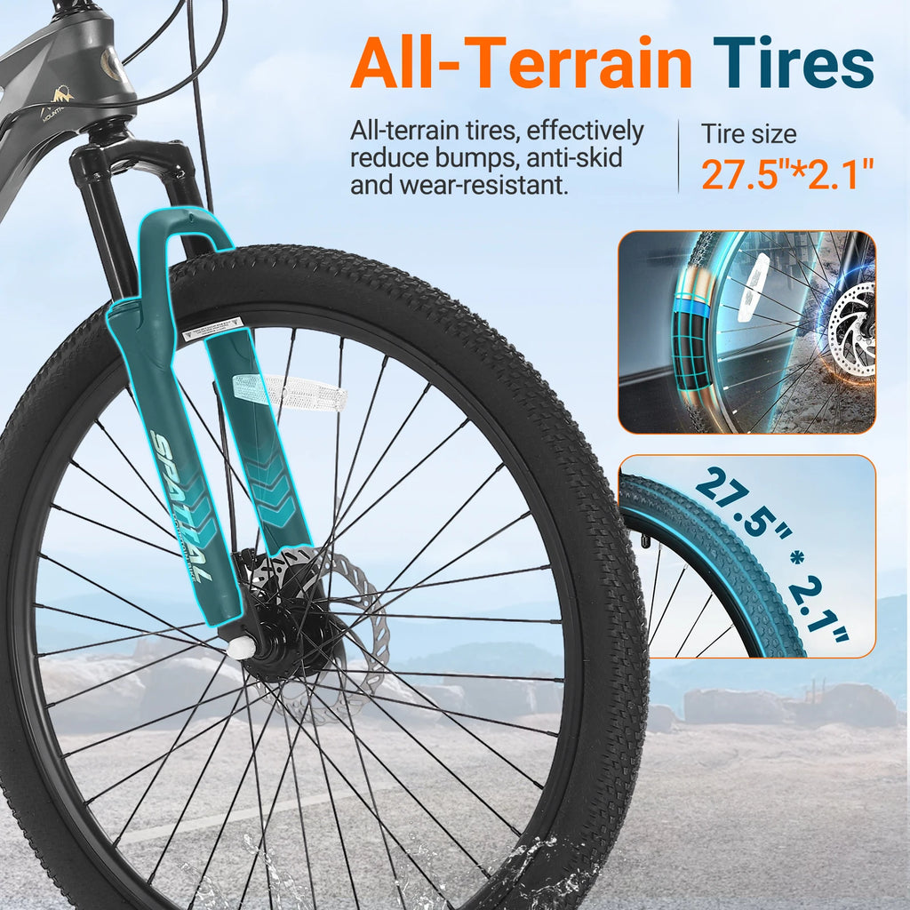 27.5 Inch  8 Speed Mountain Bike