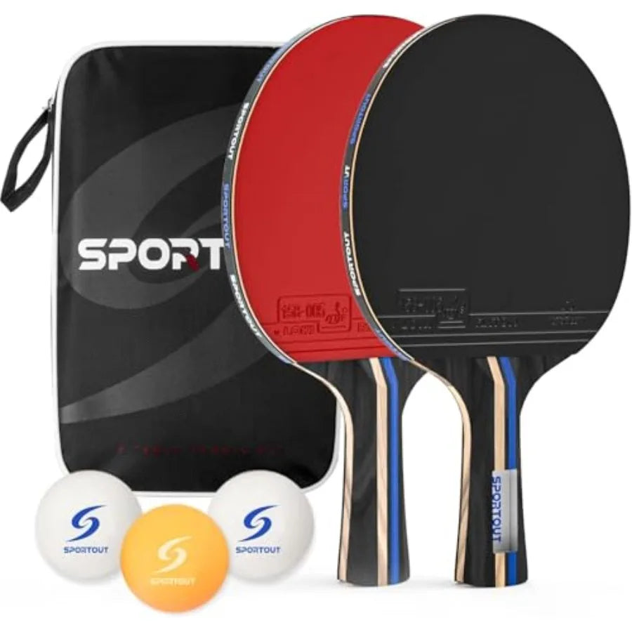 Portable Table Tennis Paddle with Balls