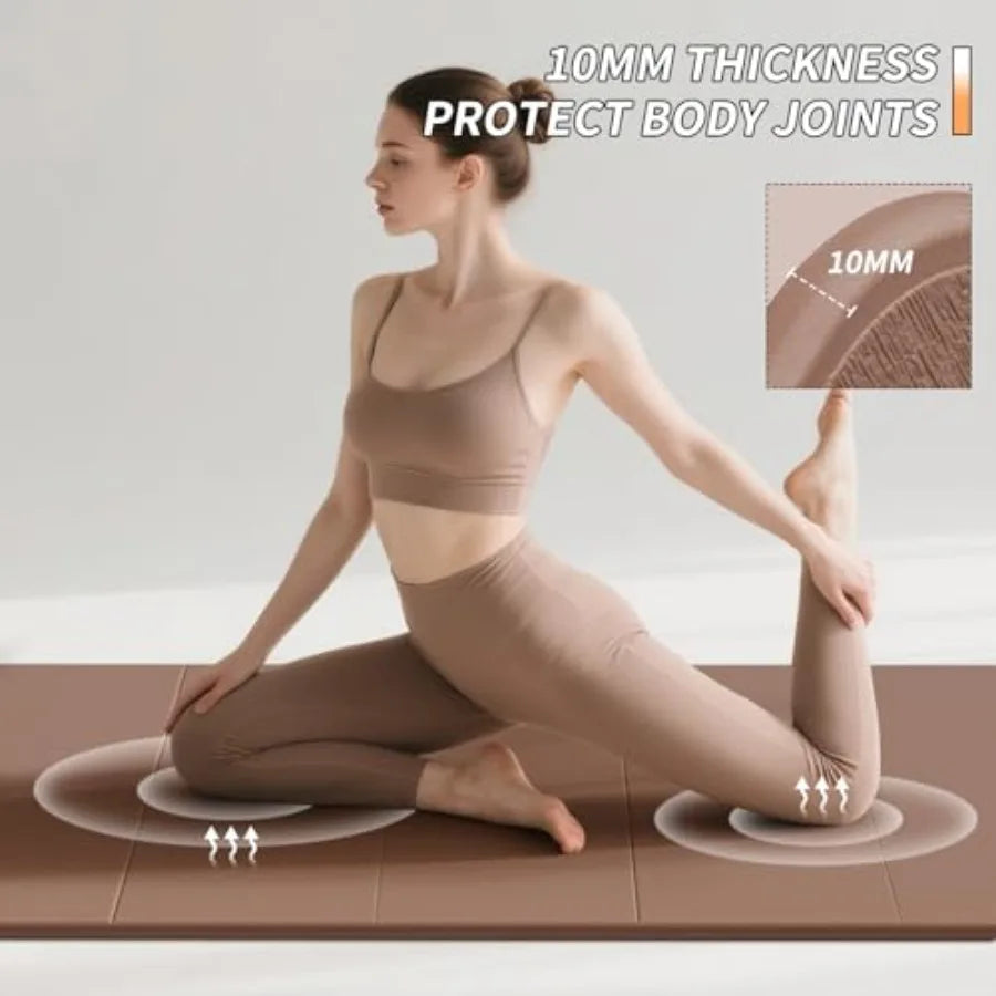 Foldable Fitness Yoga Mat 2/5" 10MM