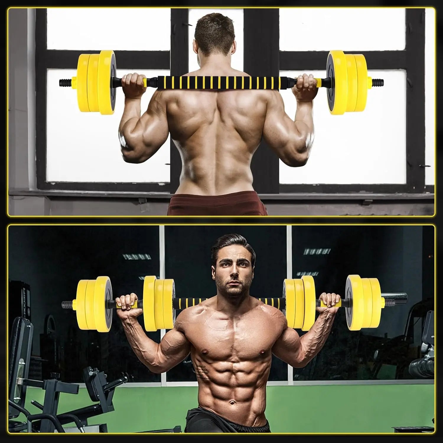 2-In-1 Adjustable Dumbbell Set