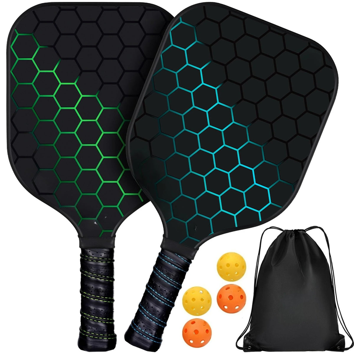 2 Pack 4 Pack USAPA Approved Fiberglass Pickleball Paddles