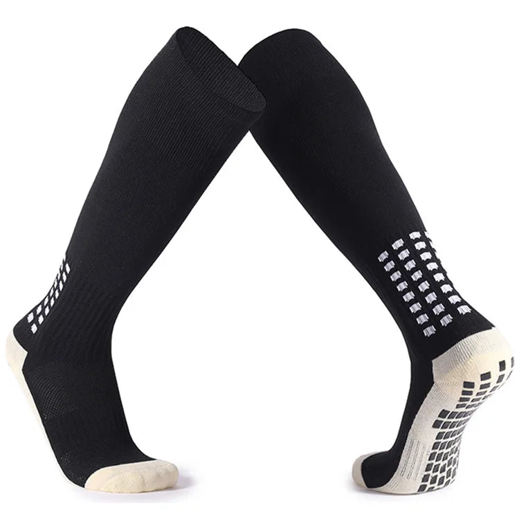 Long Football Socks Silicone Suction Cup Grip