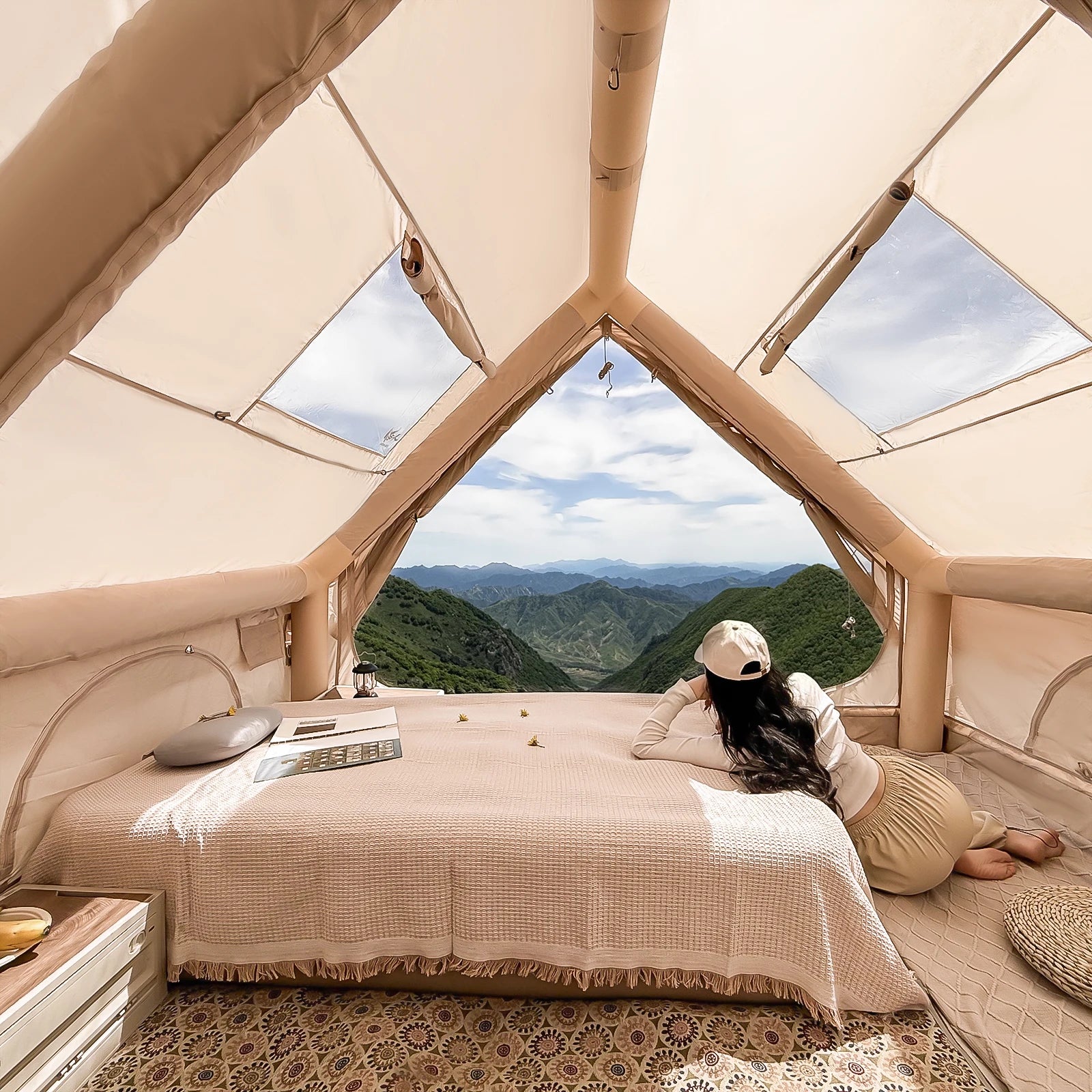 Quick Setup Inflatable Camping Tent