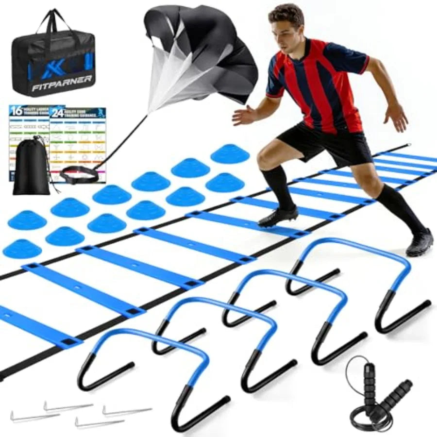 Agility Ladder, Soccer Football Training Equipment Set