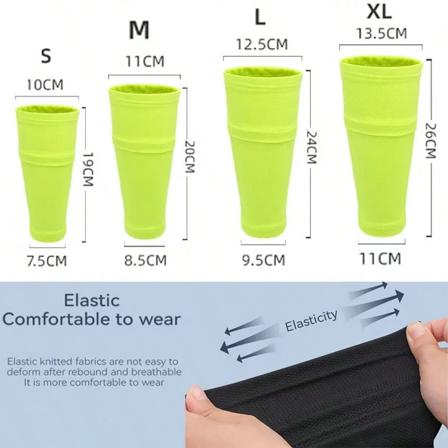 1 Pair Soccer Shin Guard Pad Adult socks