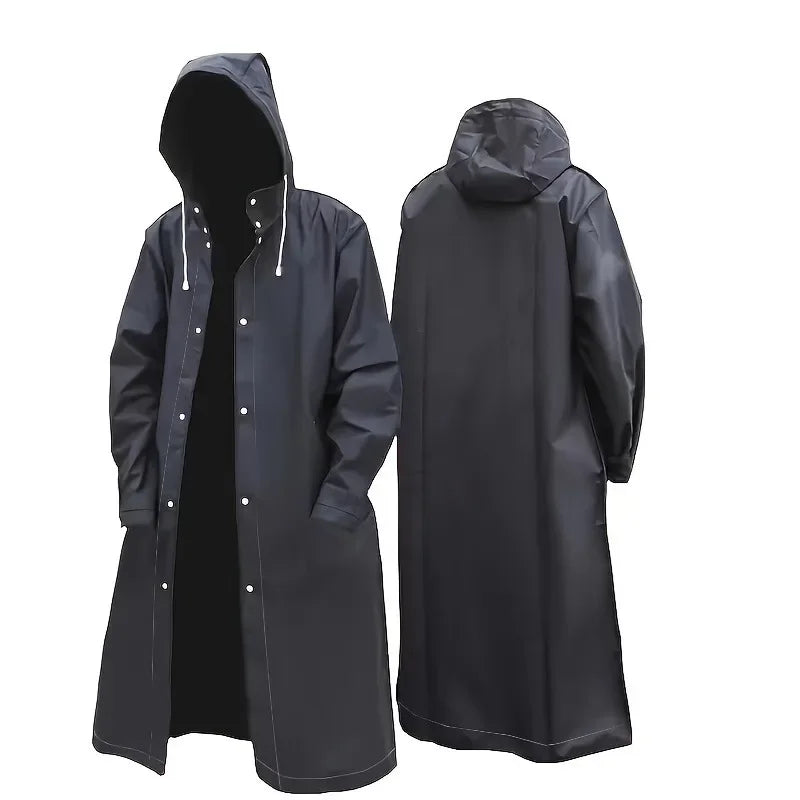 Adult Waterproof Long Raincoat Women's Men's