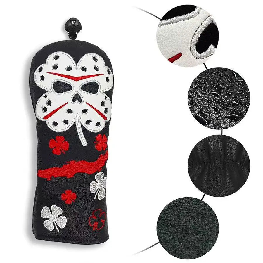 Angry Four-Leaf Clover Golf Club Head Covers