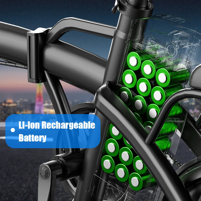 14'' Foldable Commuter Ebike 500W Motor