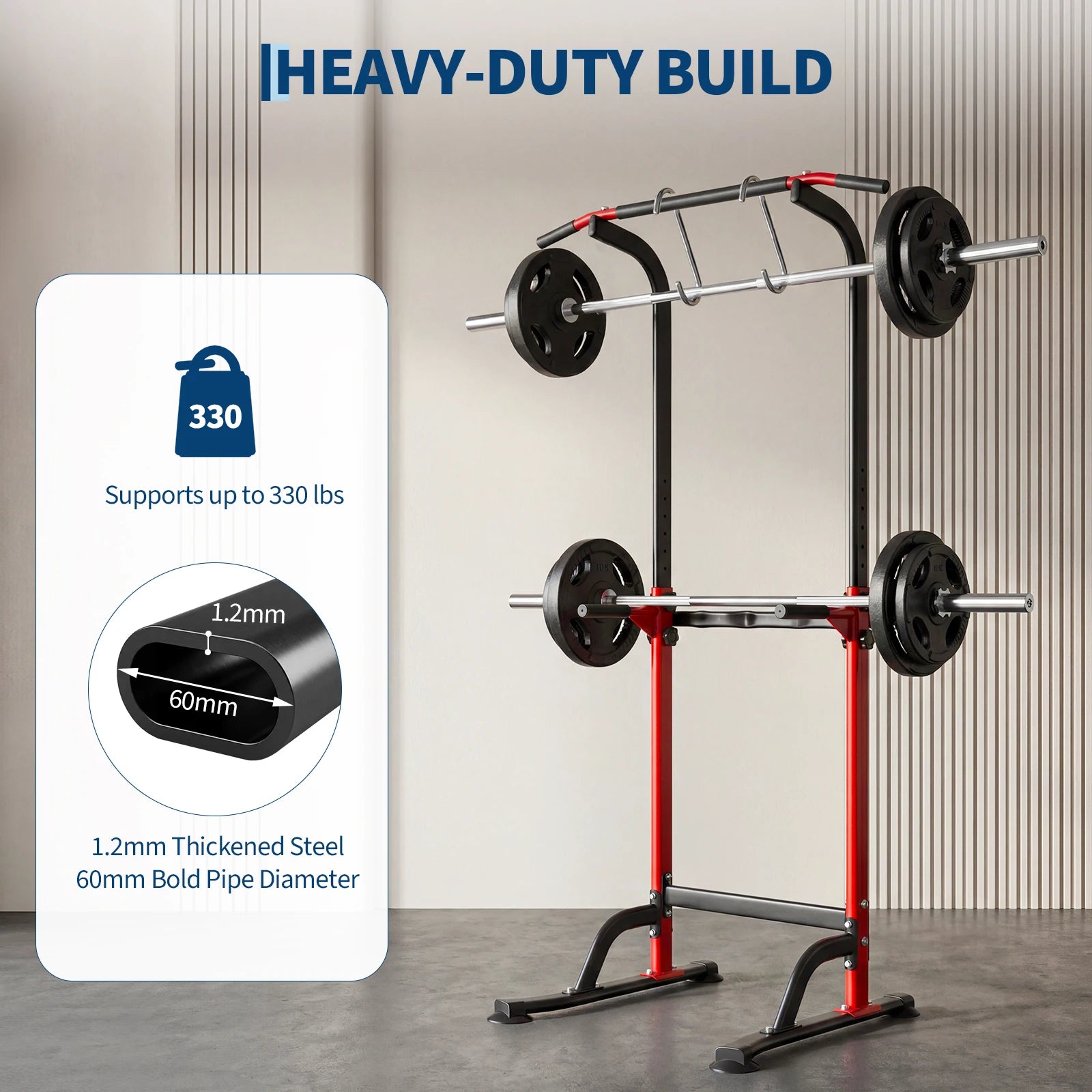 Heavy Duty Pull Up Dip Station