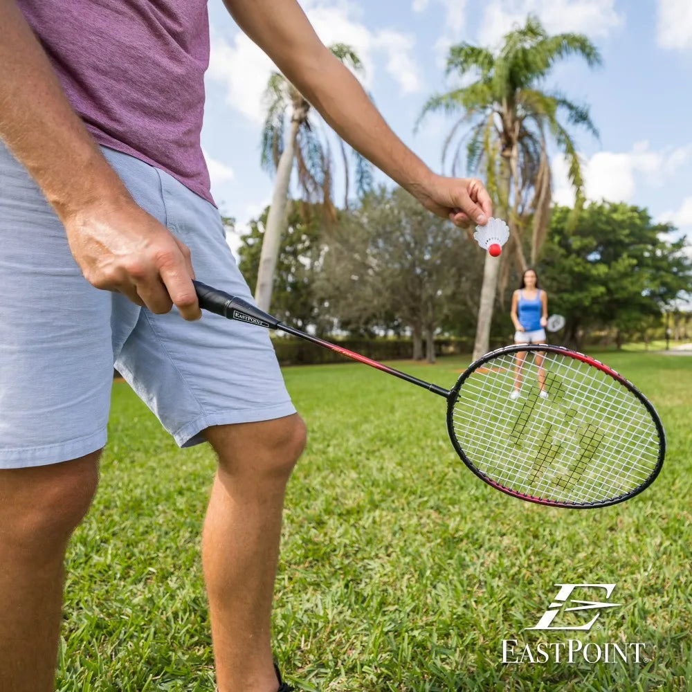 Badminton Racket Set 2 Rackets 2 Shuttlecocks