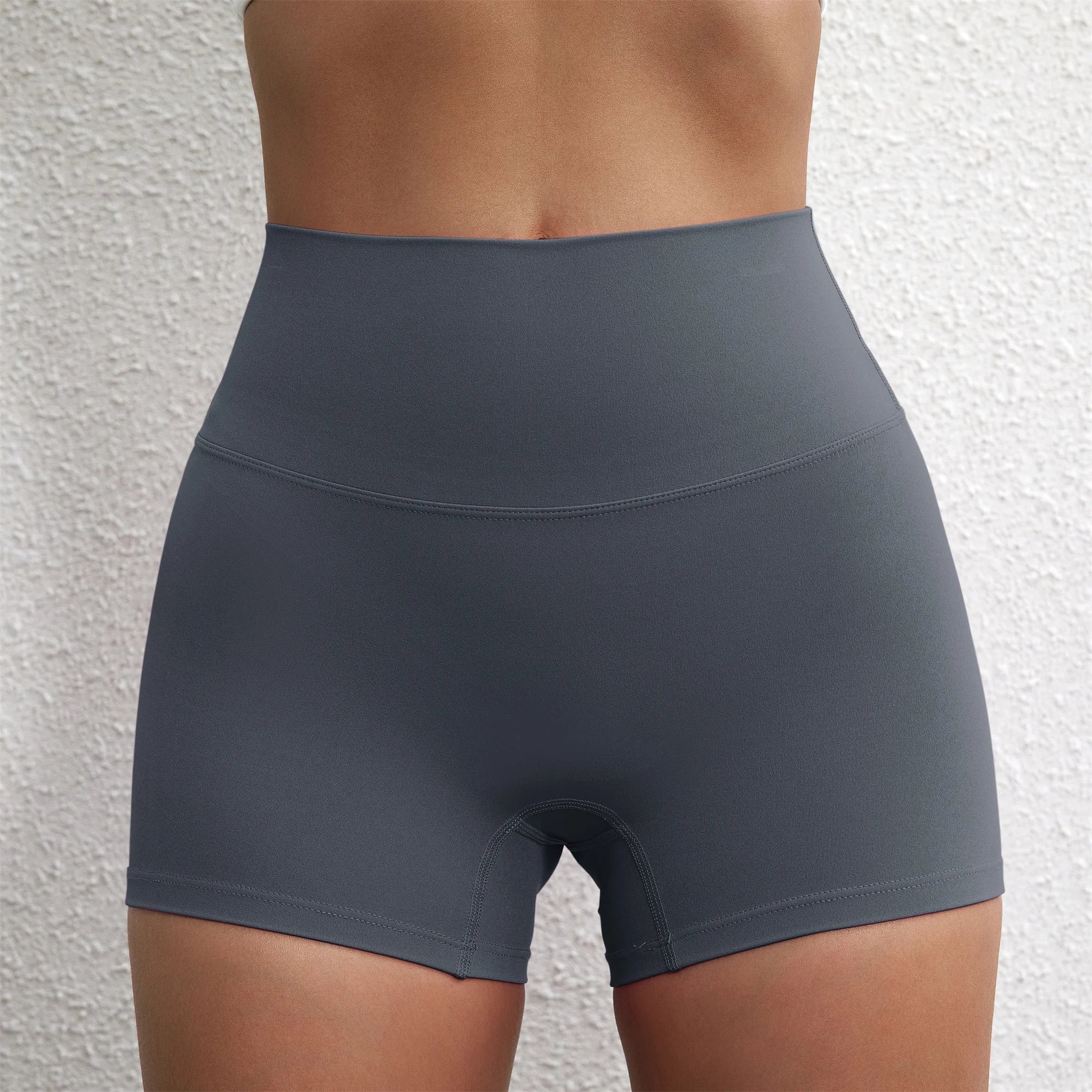 Solid Color Women Gym Sport Short