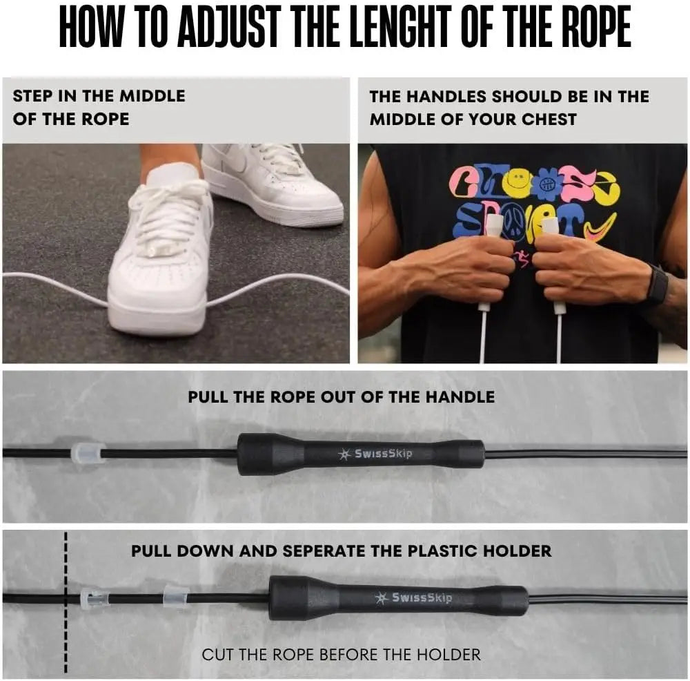 5mm PVC Adjustable Speed Jump Rope