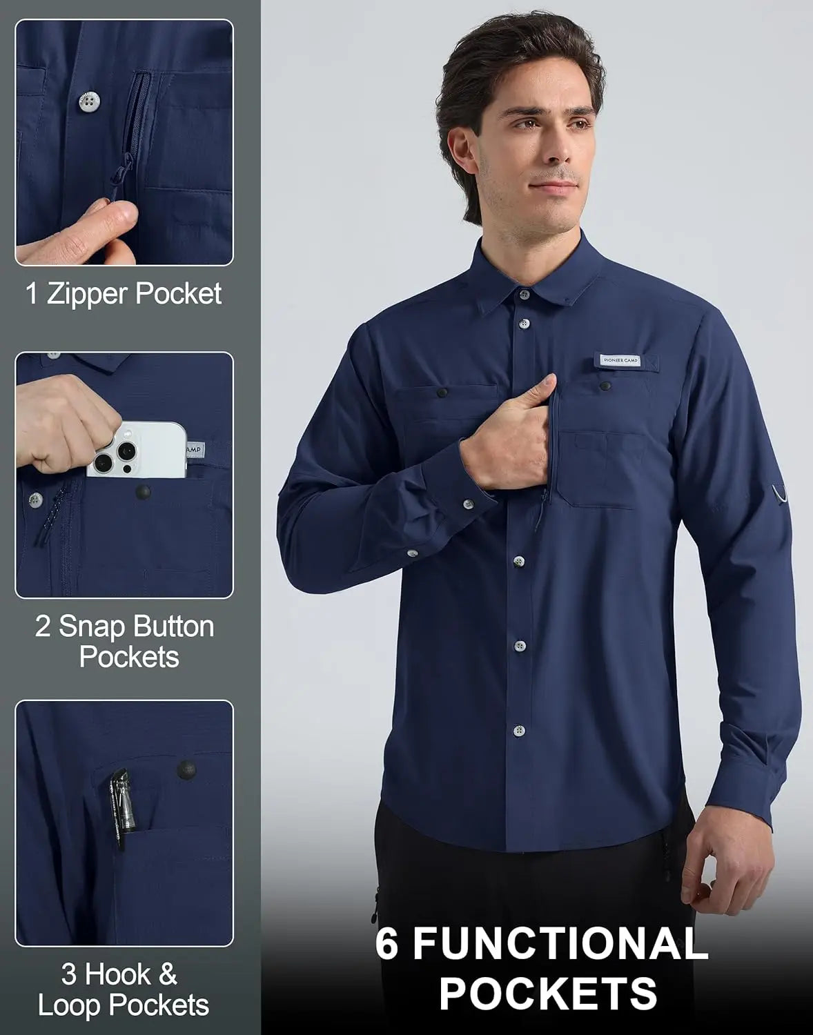 Men's Sun Protection Fishing Shirts