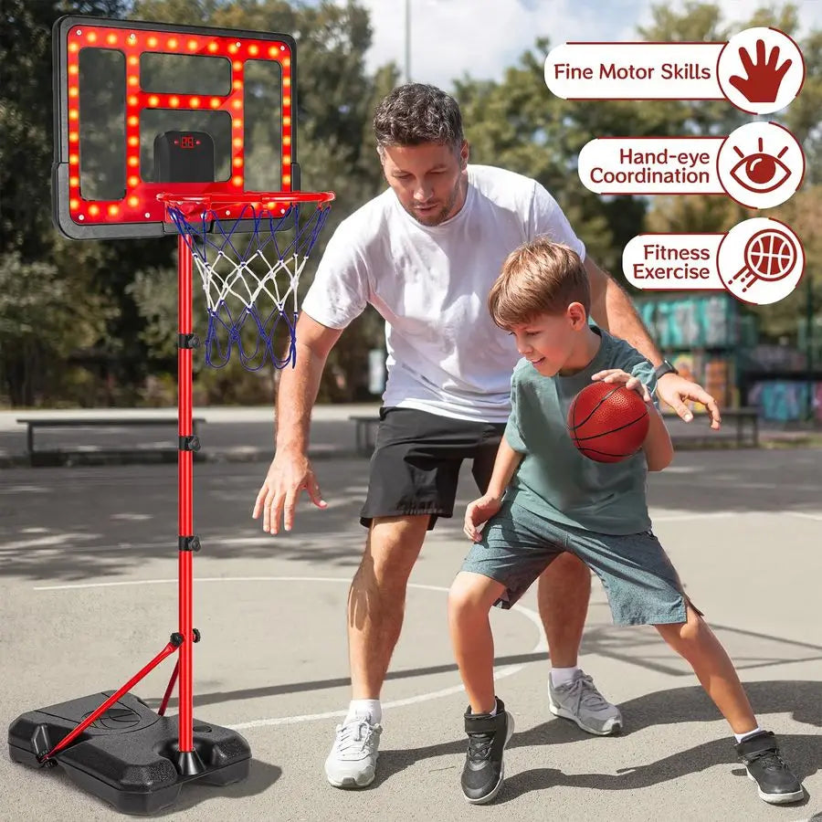 Toddler Indoor/Outdoor Basketball Hoop