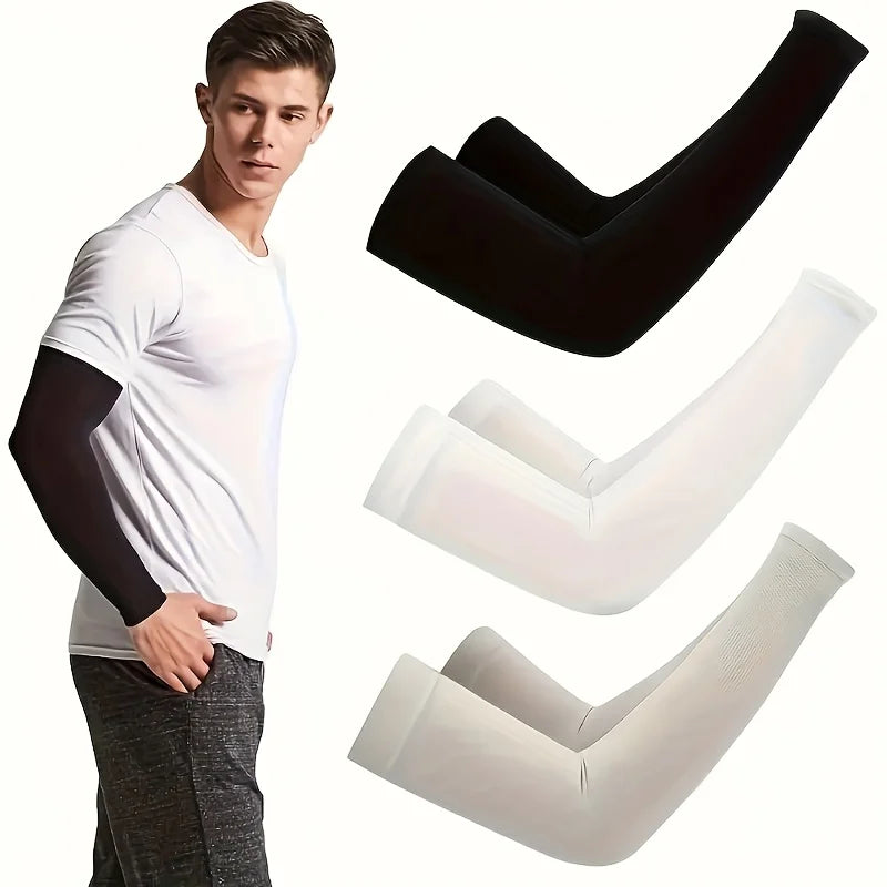 3Pair High-Elastic Ice Compression Arm Sleeves