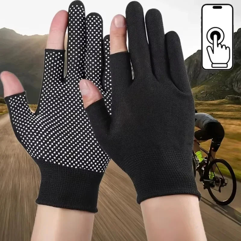 Non-slip Touchscreen Nylon Gloves Men Women