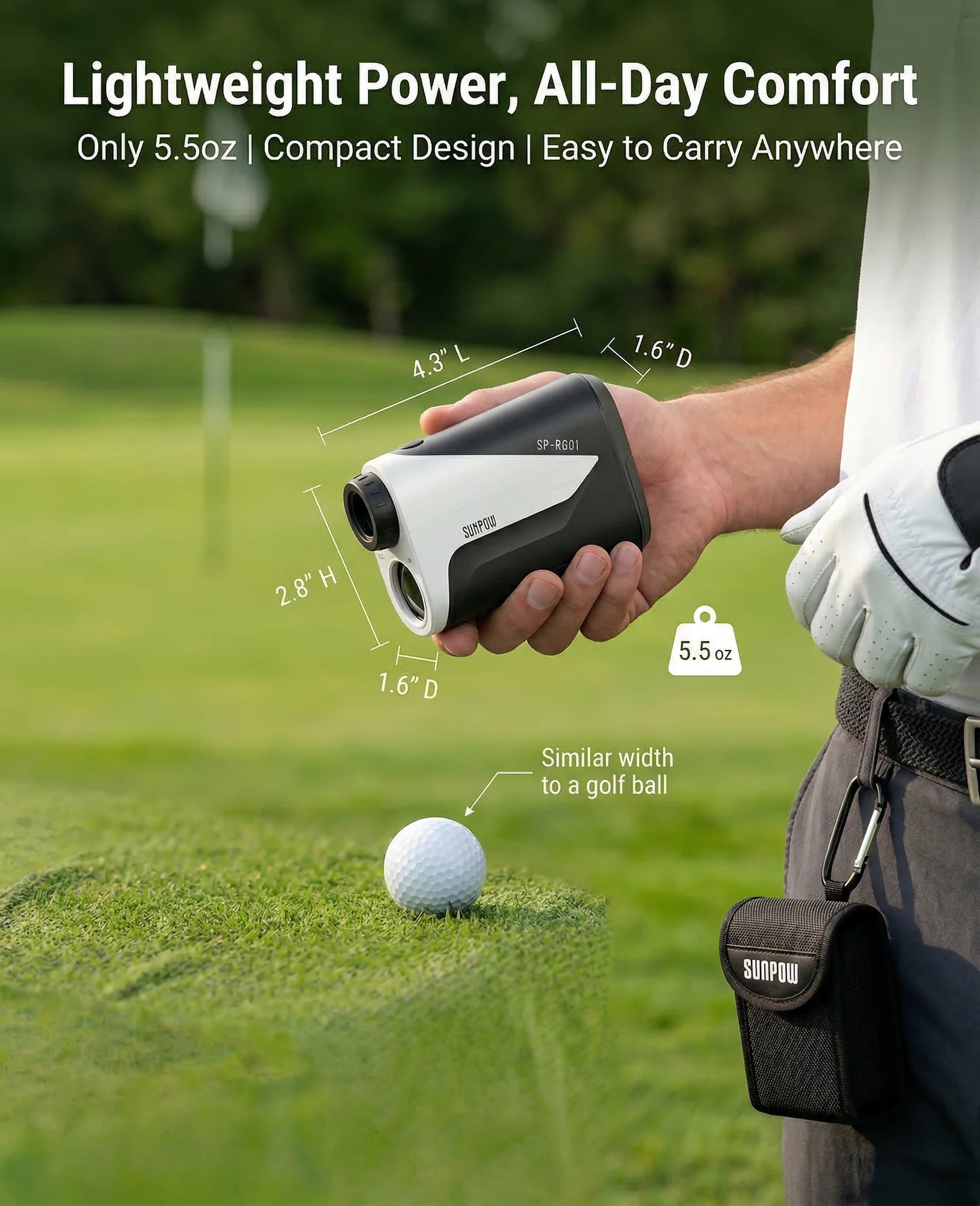 Golf Rangefinder with Slope -1000