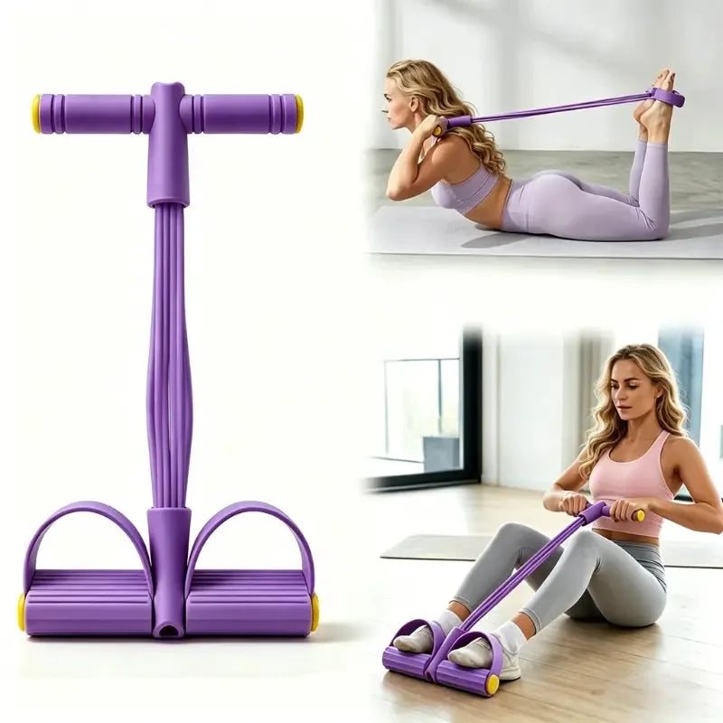 1pcs Multifunctional Yoga Pedal Resistance Band