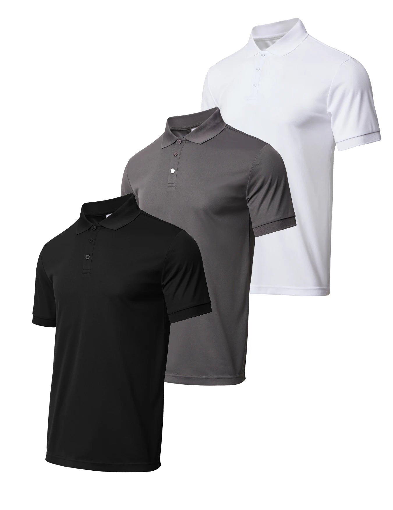 3 Pack Men's Golf Performance Shirt