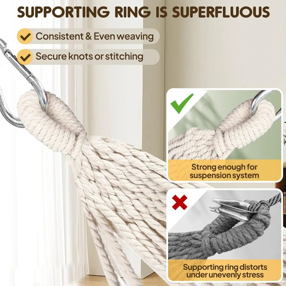 Portable Cotton Camping Hammock