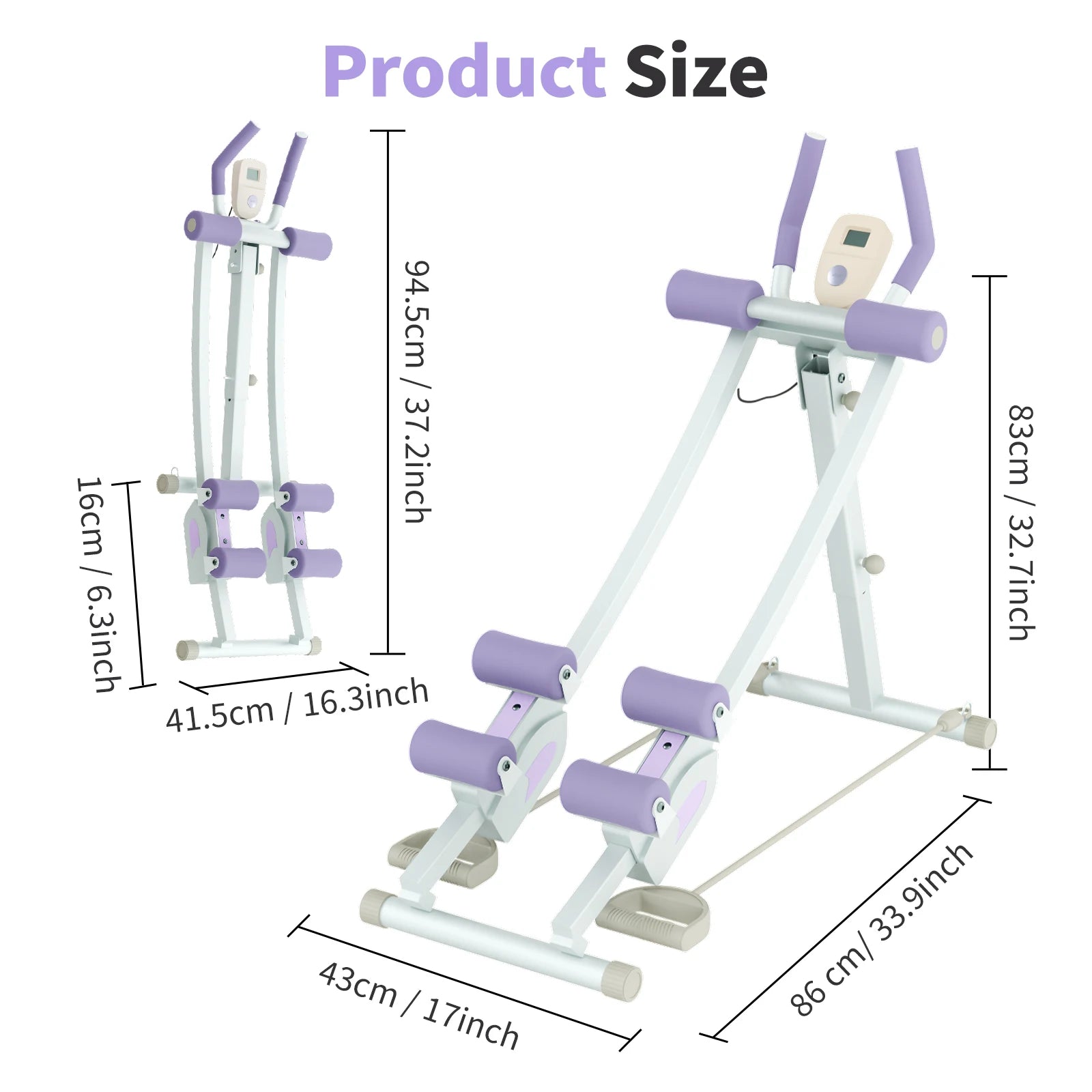 Abdominal Curling Exercise Machine Adjustable