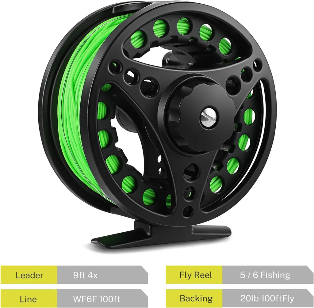 4-Piece Fly Fishing Rod & Reel Combo