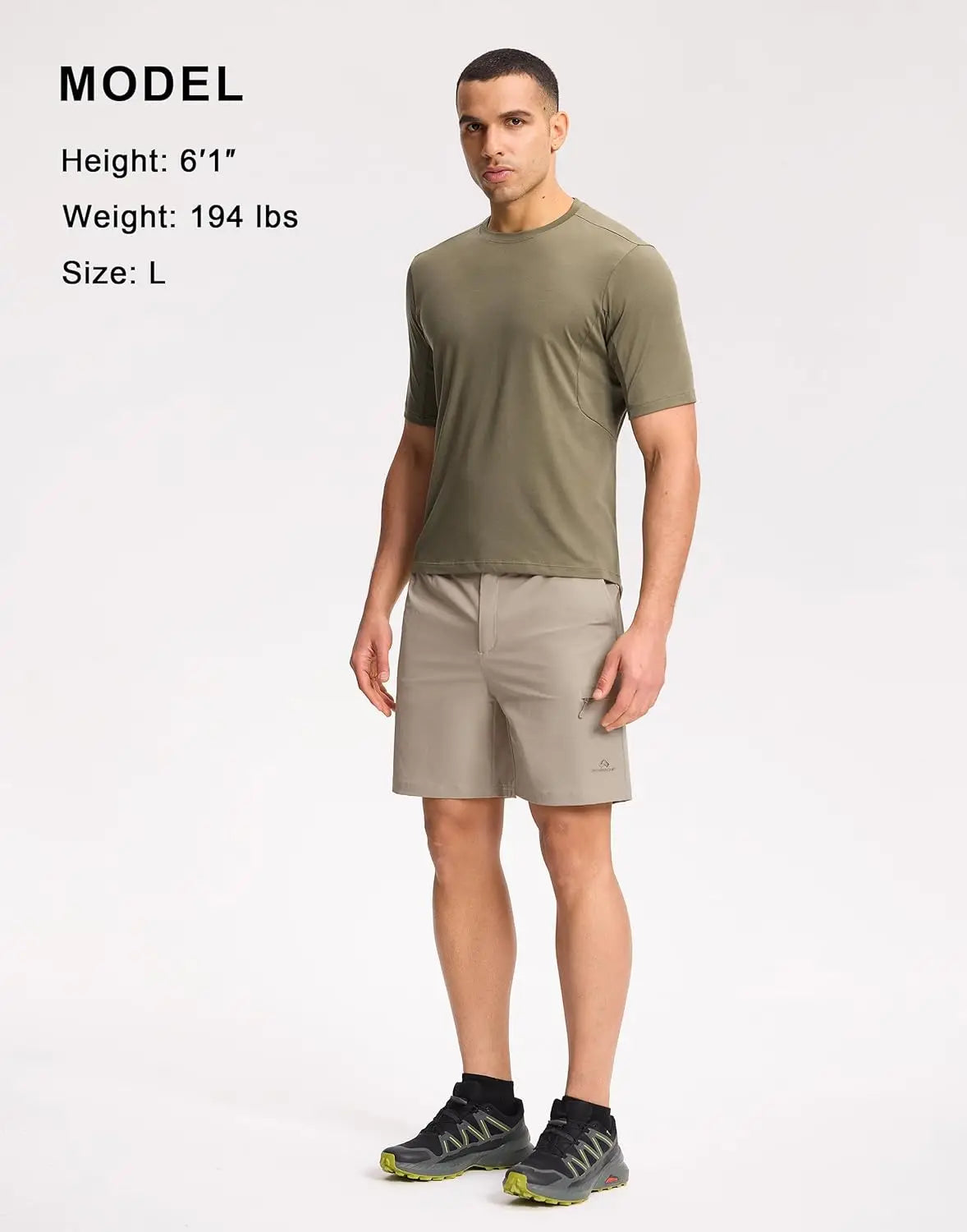 Men's 7" Hiking, Golf Shorts Lightweight