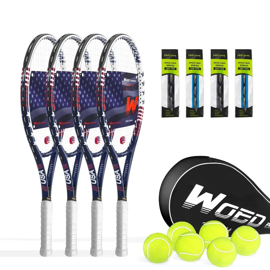 Adults 27 Inch Tennis Racquets Set