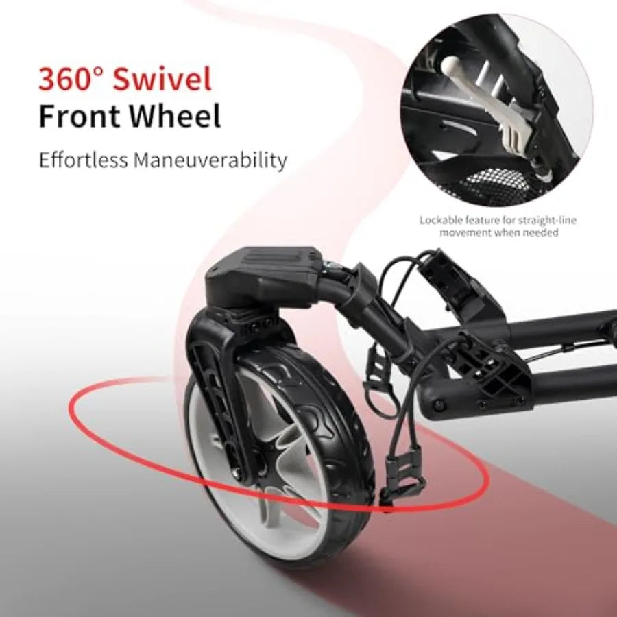 ONE-Swivel V8 Golf Push Cart