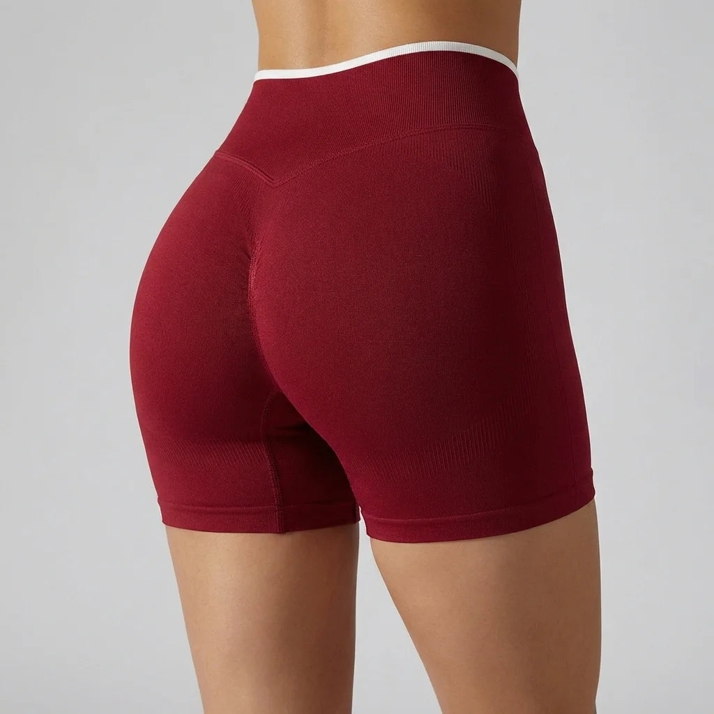 Women's High Waist Seamless Yoga Shorts