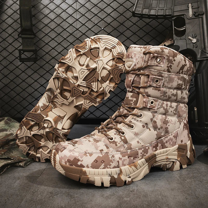 Men's lightweight tactical desert hunting boots