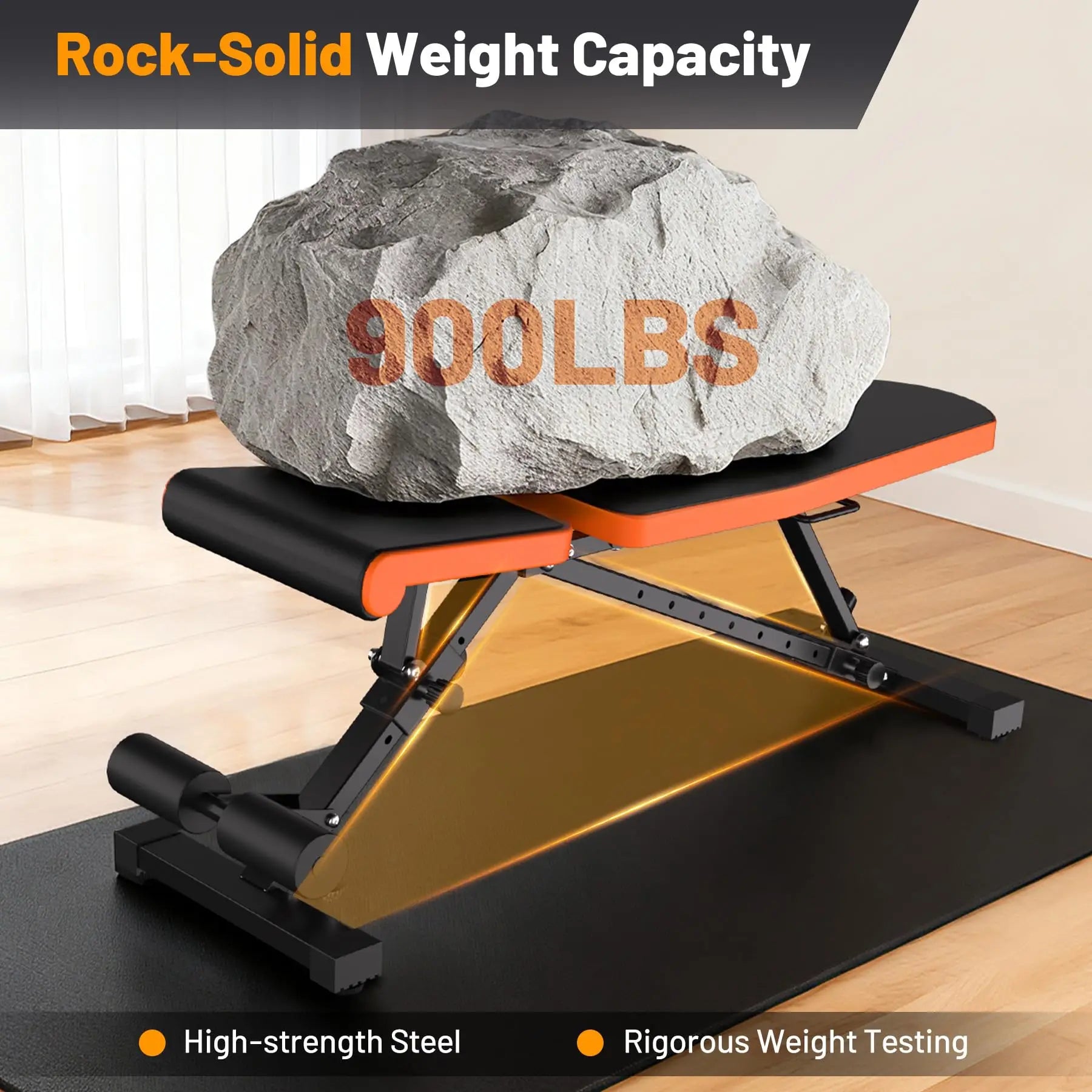 Heavy Duty 1000LB Adjustable  Weight Bench