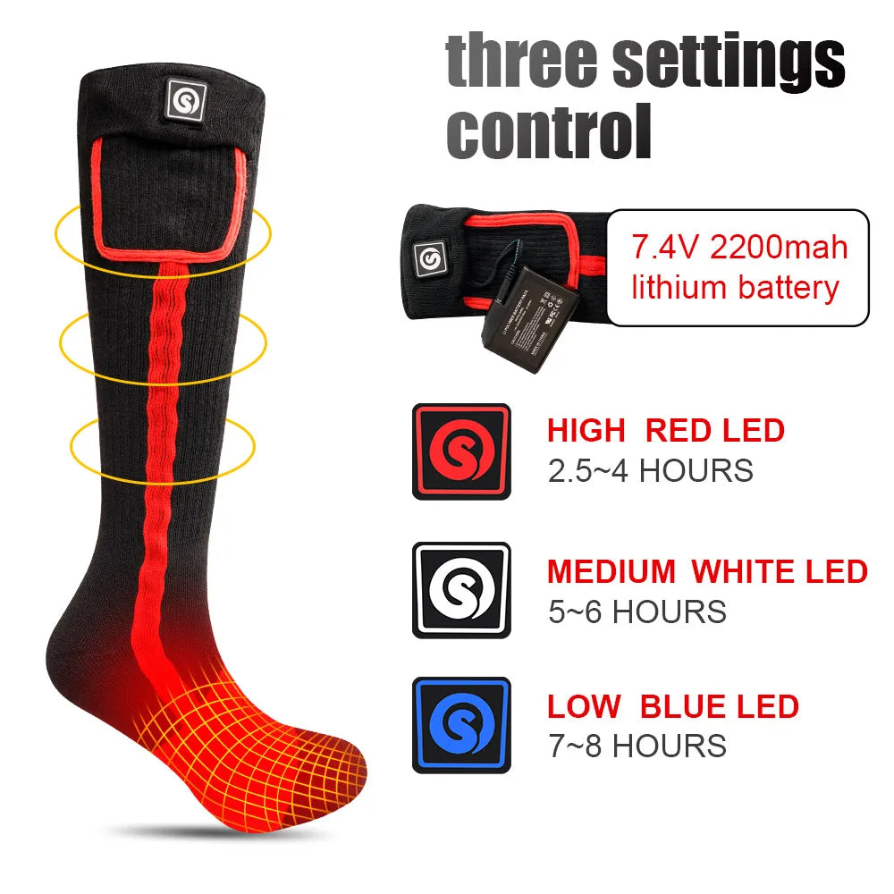 Winter Heated Socks Rechargeable