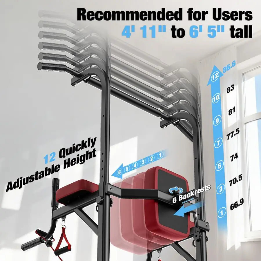 450 LBS Pull Up Bar Station